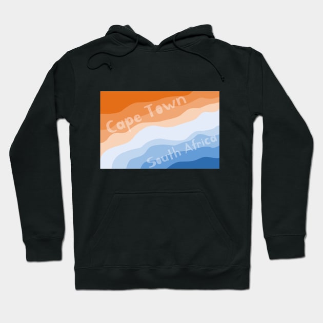 Cape Town waves Hoodie by GS-ZA